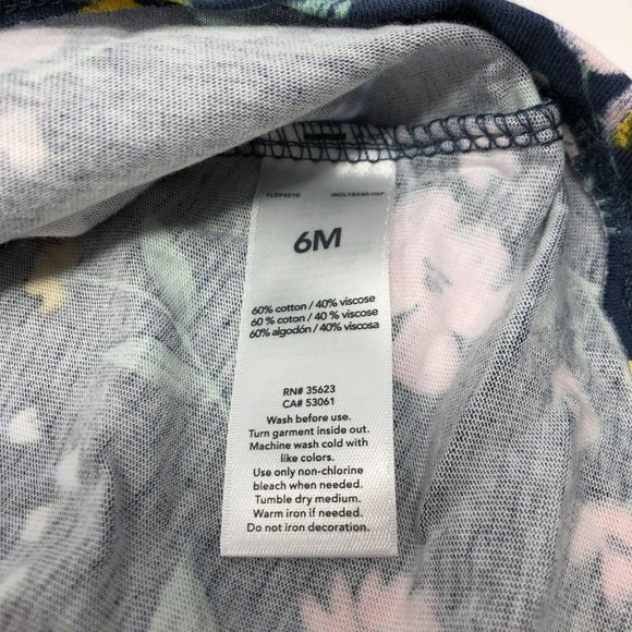 NWT 6 Month Baby Girl Babies Girls Floral Top & Bo - Picture 6 of 8